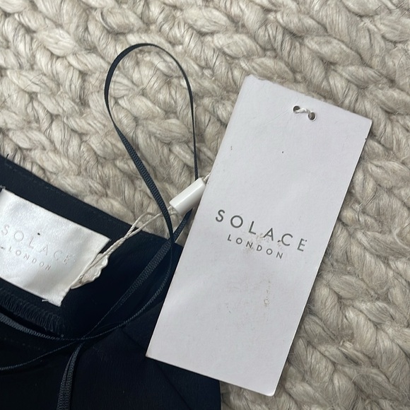 NWT Solace London Fae Maxi Dress – Black Sculptural Evening Gown (Size 2) - Picture 5 of 6